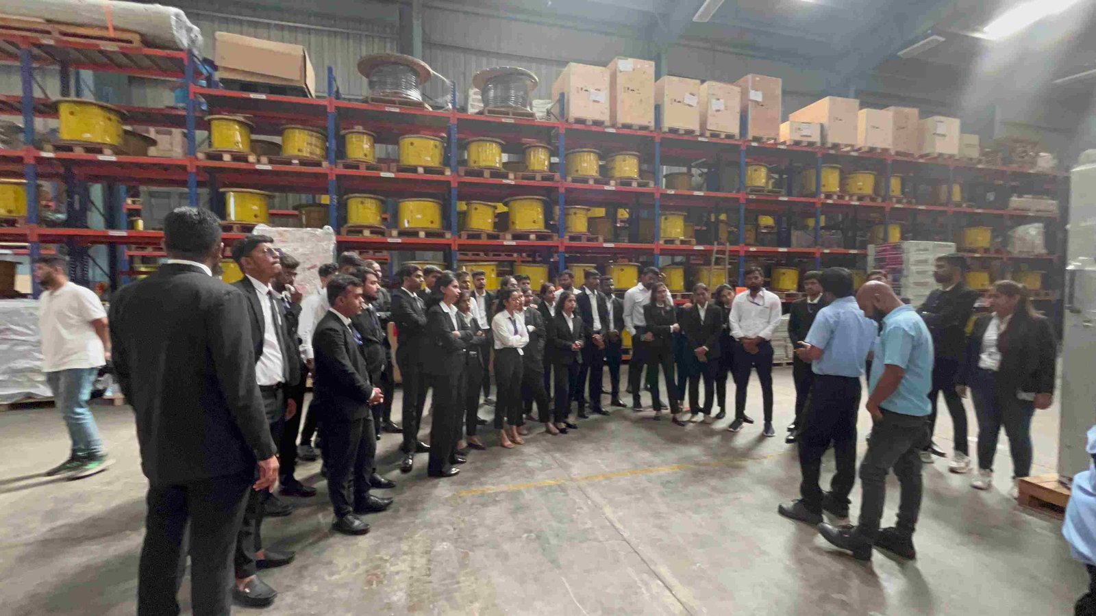 Industry Visit at chowgule shipping  