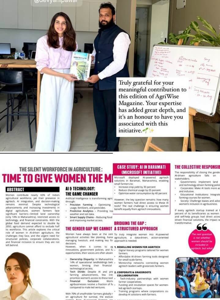 Why Agri Wise Magazine?