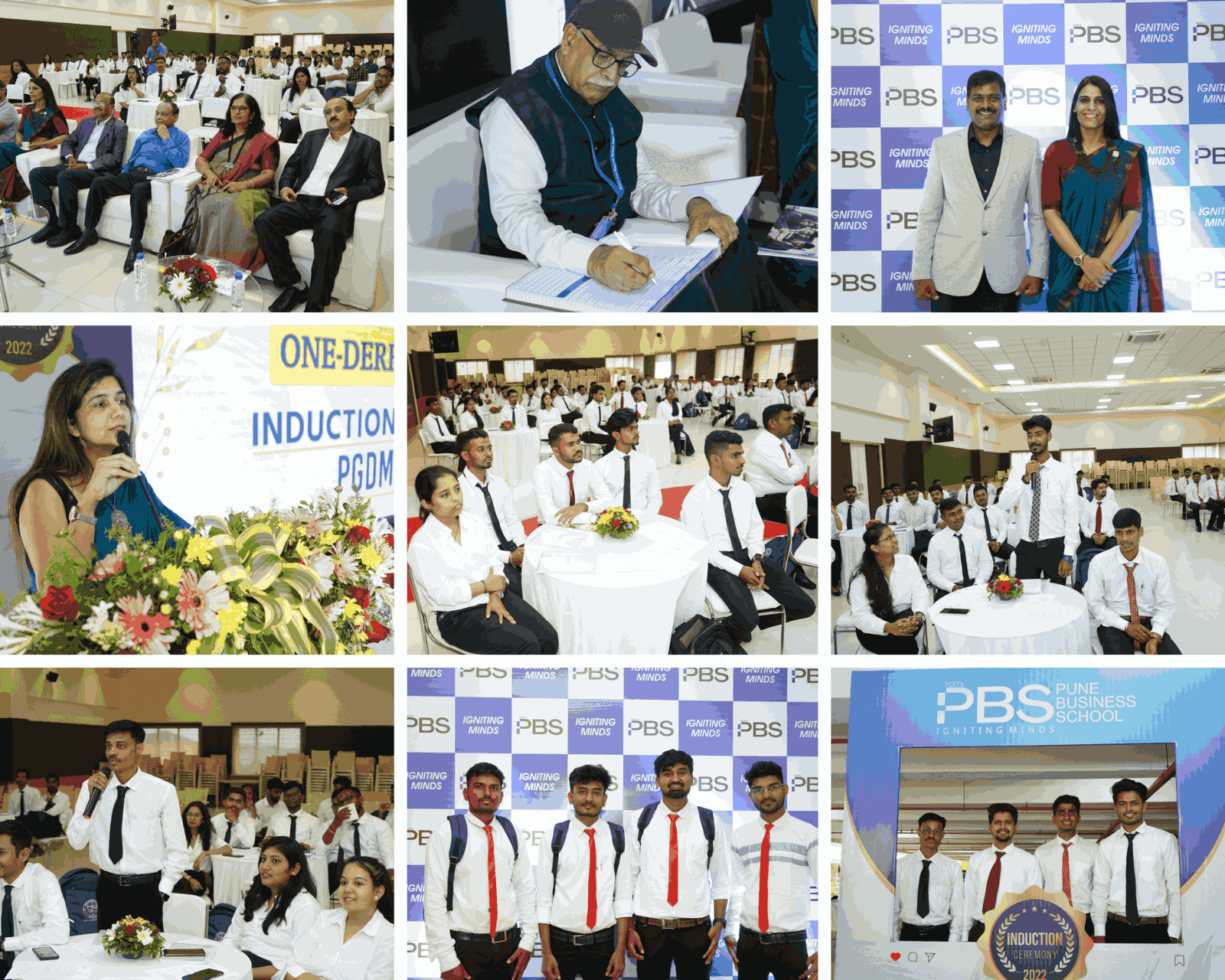 Glimpse of Induction Program Ceremony